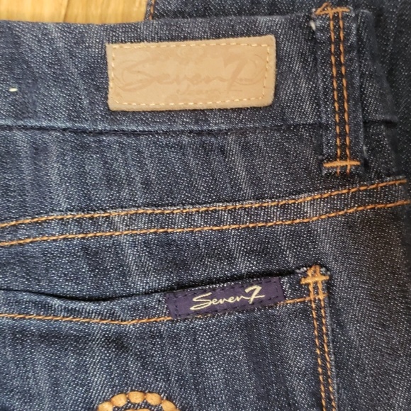 Seven 7 jeans Bootcut, size 28 Dark Denim - Picture 4 of 6